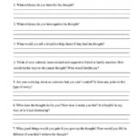 Life Skills Worksheets For Recovering Addicts And Cbt Worksheet