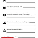 My Changing Family Sentence Completion Worksheet Therapist Aid