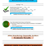 OPPOSITE ACTION WORKSHEET Dbt Dialectical Behavior Therapy Dbt Skills