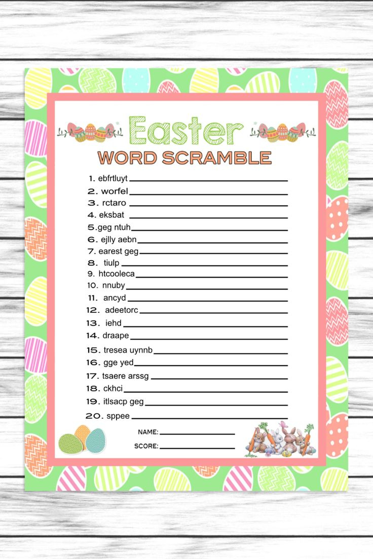 Pin On Easter Ideas Activities