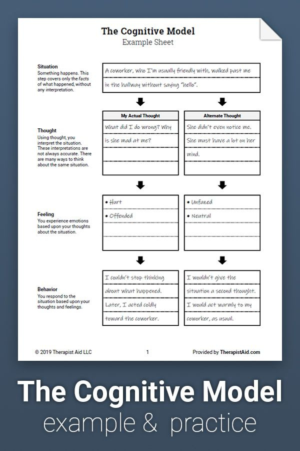 Therapist Aid Worksheets Anxiety