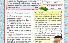 Pocket Money KEY Worksheet Free ESL Printable Worksheets Made By