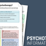 Psychotherapy Info Sheet Worksheet Therapist Aid
