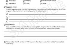 Radical Acceptance Worksheet Etsy
