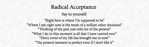 Radical Acceptance