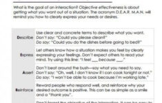 Relationship Skills Worksheets Dbt Therapy Interpersonal