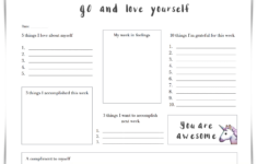 Self Esteem And Self Worth Worksheets Db excel