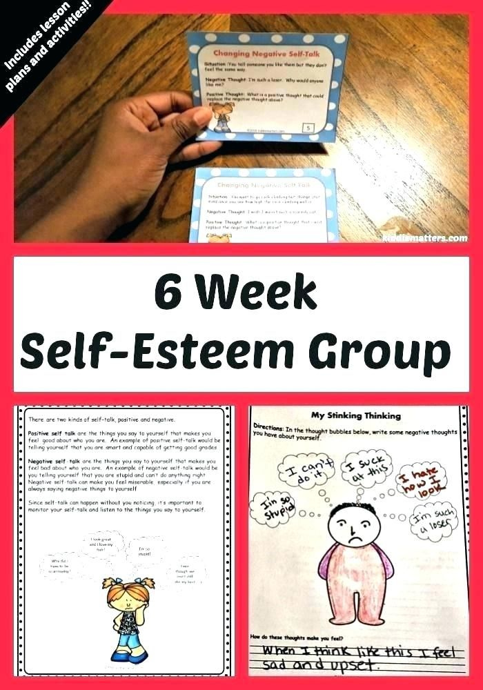 Self Esteem And Worth Worksheets Activities For Teens Adults Confidence 
