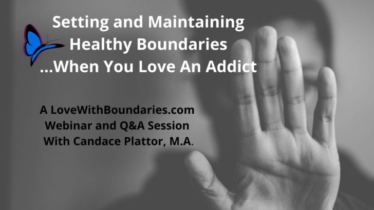 Boundaries And Addiction Worksheets