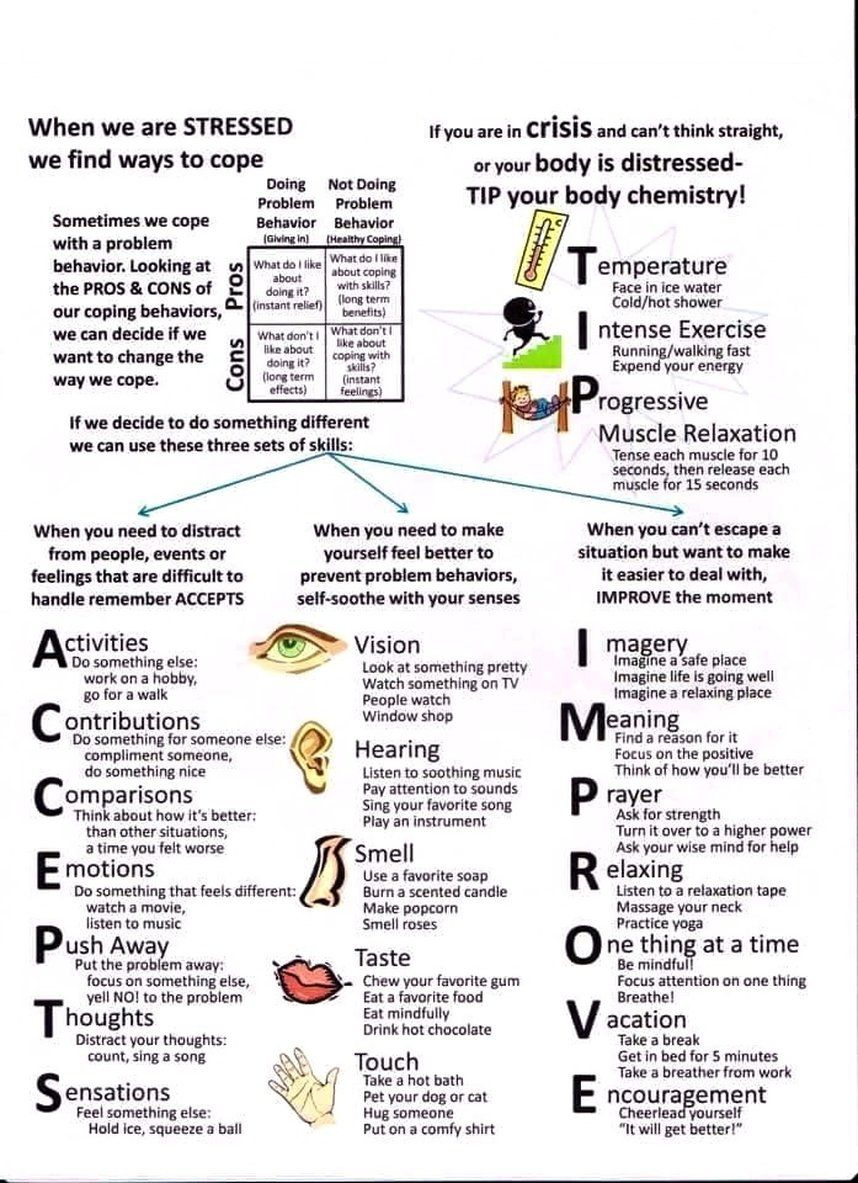 Skills Cheat Sheet DT DBT SKILLS APPLICATION SELF HELP Dbt Skills 