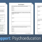 Social Support Worksheet Therapist Aid Db Excel
