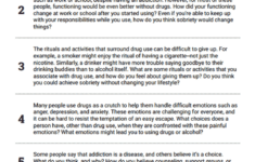 Substance Abuse Worksheets For Adults Worksheets Master