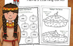 Thanksgiving Worksheet Packet For Kindergarten And First Grade Mamas