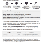The CBT Model Psychoeducation Worksheet Therapist Aid