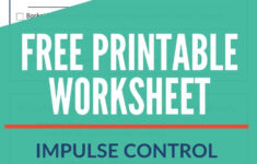 Use This Free Printable Of 4 Simple Impulse Control Activities For Kids