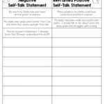 Using Positive Self Talk Worksheet Kind Worksheets