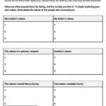 Values Worksheet Dbt In 2020 With Images Therapy Worksheets Dbt