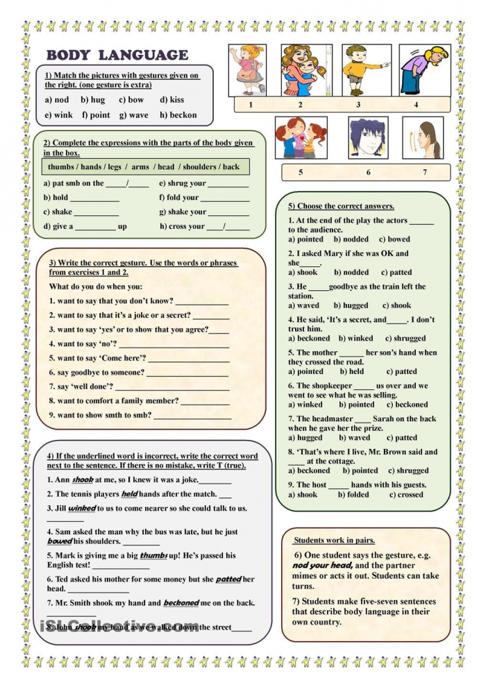 Vocabulary Partner Talk Worksheets 99Worksheets