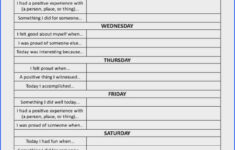 Weekly Self Care Sheet Self Esteem WorksheetsCounseling Self Esteem