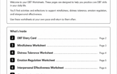 DBT Worksheets Page 1